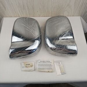 Chrome Mirror Covers for 2002-2007 Dodge Ram 1500 - Upgrade Your Auto 14104